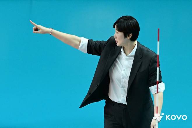 장소연 페퍼저축은행 감독. /사진=KOVO 제공