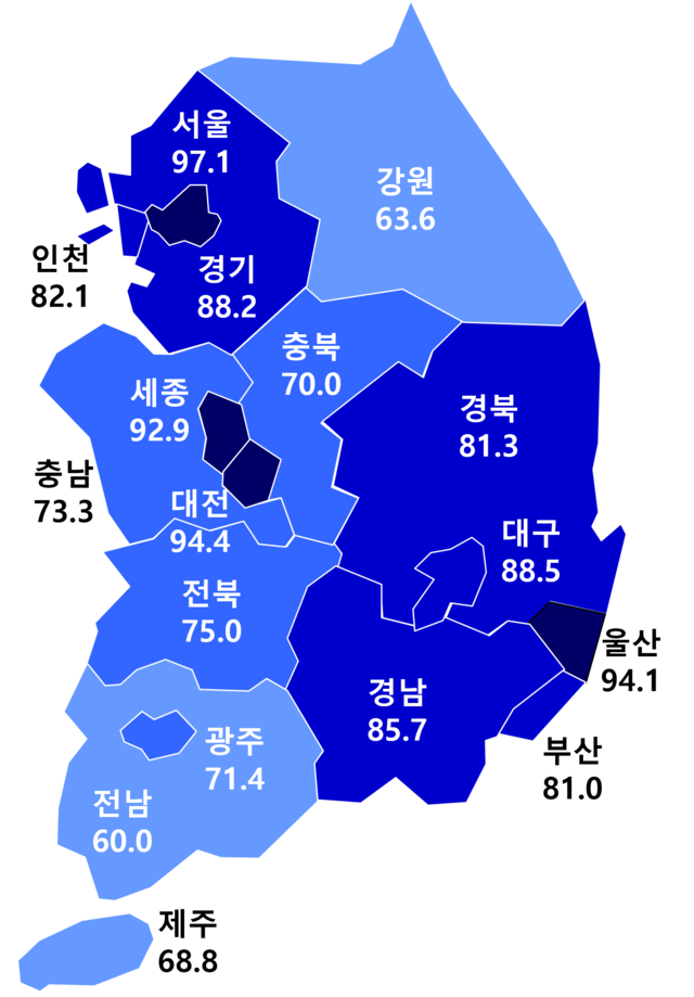 2026년 1월 아파트분양전망지수. 주택산업연구원 제공