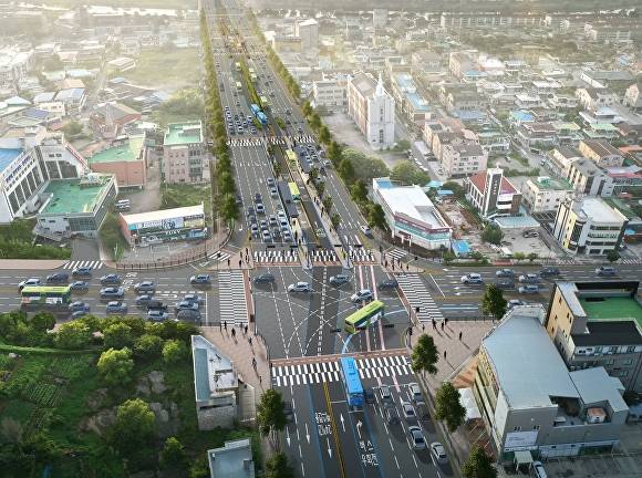 BRT 사업이 추진될 기린대로  [사진=전주시 ]