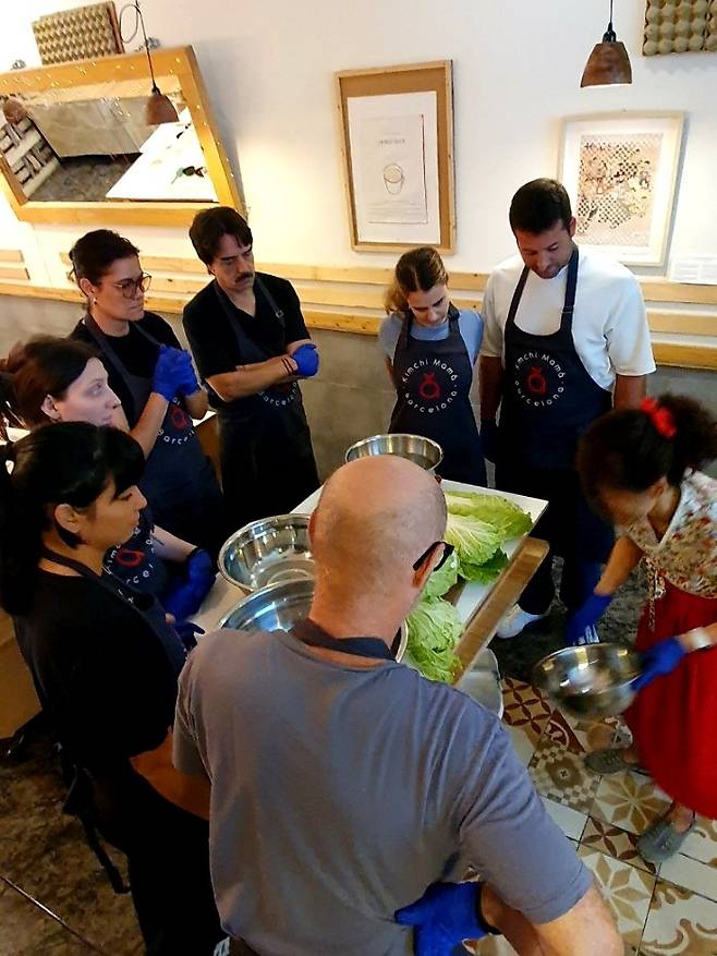 김치 강좌.&nbsp;신진호 대표 제공