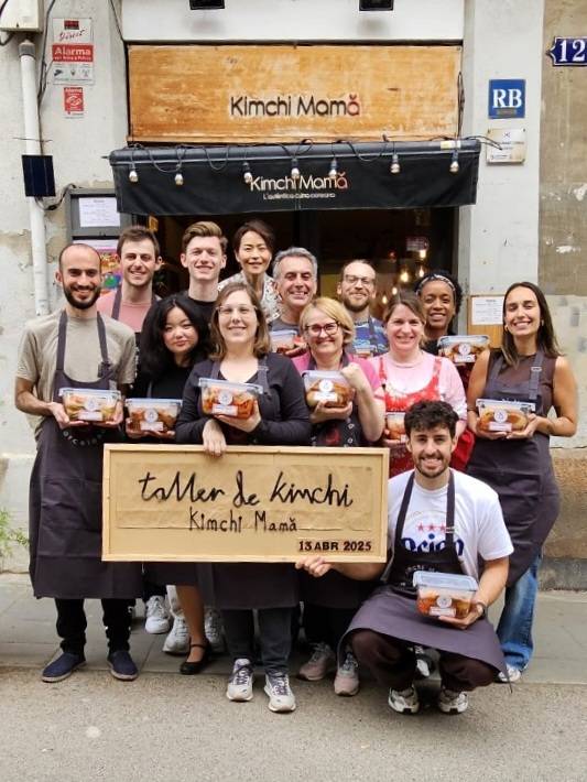 2025년 4월 김치 강좌 수강생.&nbsp;신진호 대표 제공