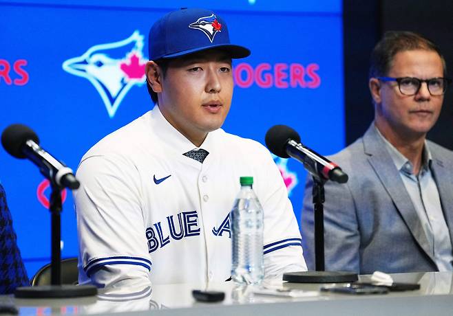 미국프로야구 메이저리그(MLB) 토론토와 계약한 오카모토 카즈마. AFP연합뉴스