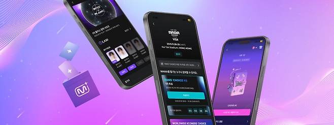 CJ ENM의 글로벌 K-팝 콘텐츠 플랫폼 '엠넷플러스' 모습. (CJ ENM 제공)