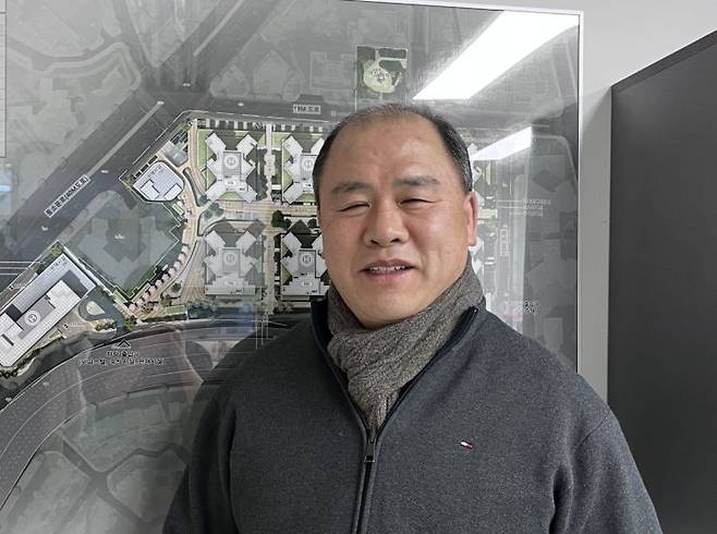 김창현 신월곡1구역 조합장은 조합원과의 소통의 중요성을 강조했다. 조합 제공.