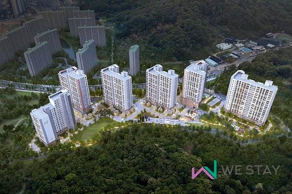 경기 고양시 덕양구 ‘위스테이 지축’ 조감도.