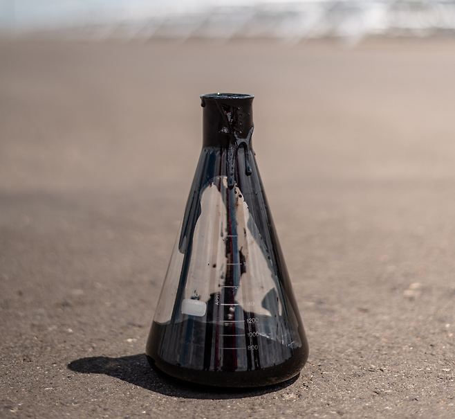 베네수엘라에서 생산된 중질유. PDVSA 제공