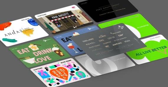 다양한 사용처의 모습이 담긴 CJ기프트카드. CJ올리브네트웍스 제공