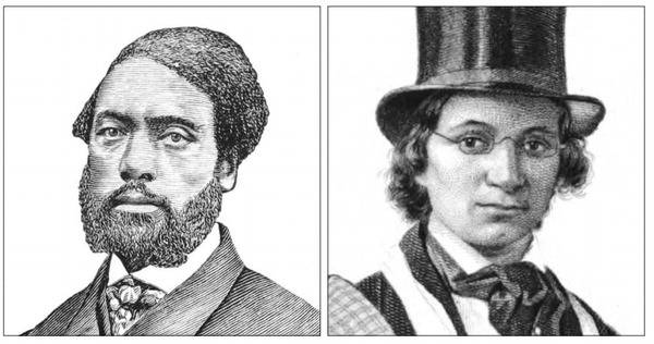 1870~1875년경의 윌리엄 크래프트와 변장한 엘렌 크래프트 초상.   드롬 제공