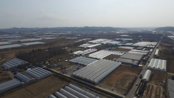 The area in Namsa-eup, Yongin, which was designated as the large-scale system-semiconductor national industrial complex site in March 2023, where Samsung Electronics' factories will be built. [NEWS1]