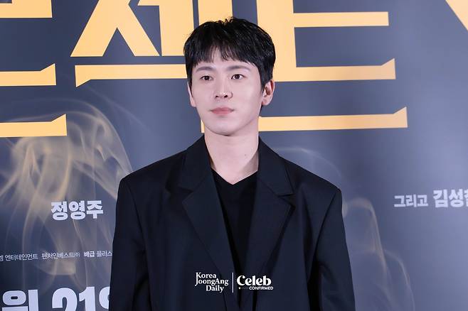 Actor Lee Jae-kyoon poses for a photo during a press conference for the film “Project Y” at the Lotte Cinema World Tower in Jamsil, southern Seoul on Jan. 8. [DANIELA GONZALEZ PEREZ]