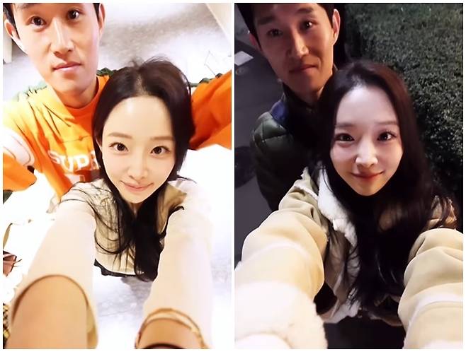 축구선수 이동경과 아내 박예린이 신혼여행 중인 일상을 공개하며 달콤한 부부의 순간을 전했다.  / 사진 = 박예린 SNS