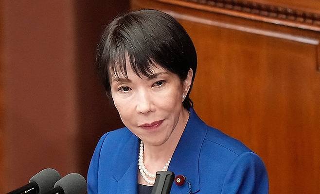 다카이치 사나에 일본 총리는 2025년 11월 대만 유사시 집단자위권 행사 가능성을 언급해 파장이 이어졌다. 뉴시스