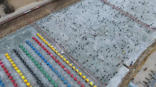 2026년 평창송어축제 개막식이 9일 평창군 진부면 맨손송어잡기장에서 열렸다.