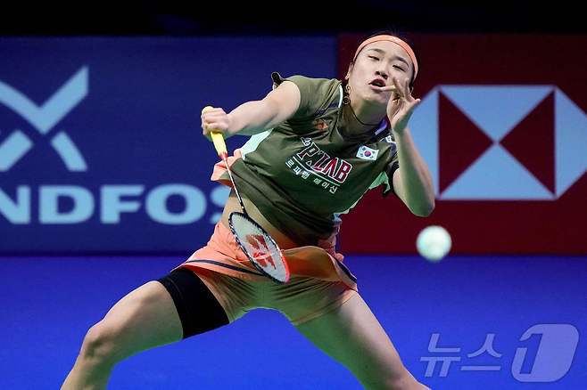 안세영은 새해 첫 대회 결승 길목에서 숙적 천위페이를 만난다. ⓒ AFP=뉴스1