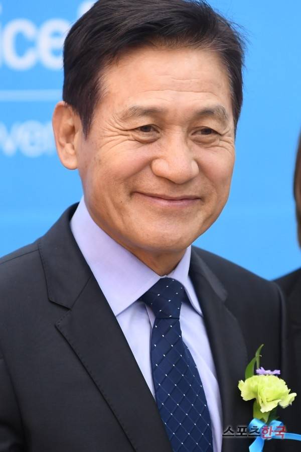 유니세프 친선대사 임명식에 참석하고 있는 배우 안성기. ⓒ이혜영 기자 lhy@hankooki.com