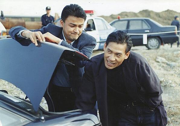 배우 박중훈과 함께한 영화 ‘투캅스\'. 한국영상자료원