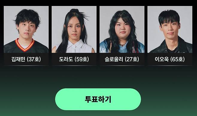 Finalists for the fourth season of JTBC's audition program “Sing Again” (2024-) [SCREEN CAPTURE]