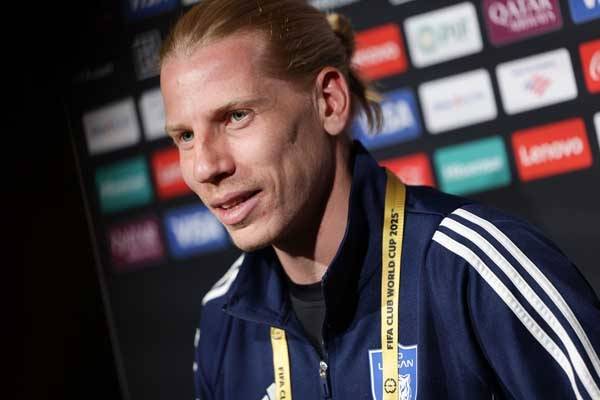 대전에서 주민규와 재회하게 된 루빅손. 사진 제공= 울산HD