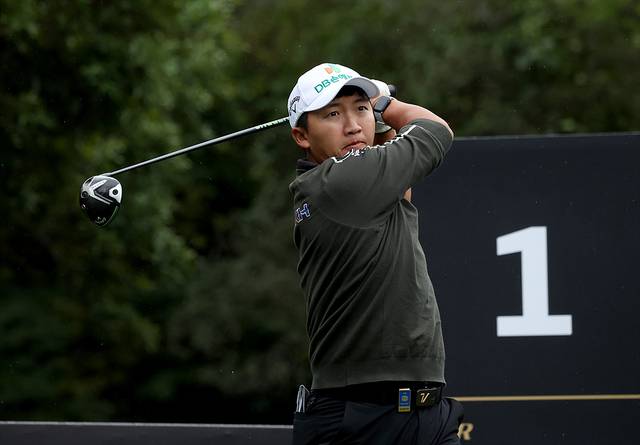 LIV골프 도전 김홍택, 첫날 4언더 공동 2위