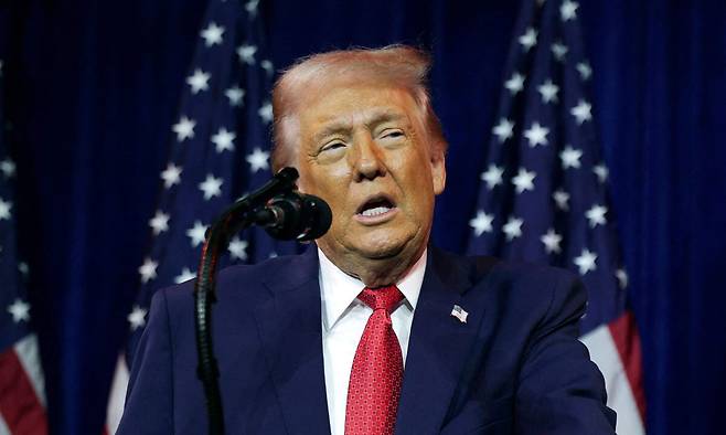 도널드 트럼프 미국 대통령. AFP연합뉴스