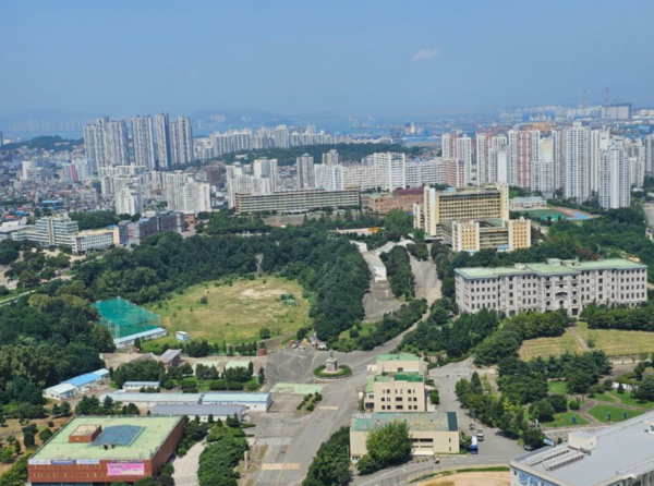 인천대 제물포캠퍼스 부지 전경 [경인방송DB]