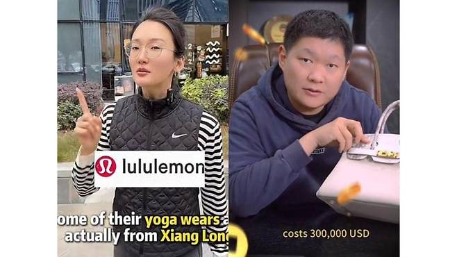 지난해 미중 관세 전쟁 와중, 서구 유명 브랜드에 납품하는 중국 OEM 공장 관계자라고 주장하는 이들이 고가품 원가를 공개하는 콘텐츠를 잇달아 공개했다. "100달러 룰루레몬 레깅스는 5~6달러, 5400만원짜리 에르메스백 원가는 200만원에 불과하다"는 내용 등이다. /틱톡