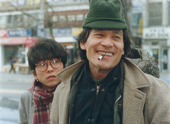 영화 '고래사냥'에 출연한 안성기와 김수철 [출처: 한국영상자료원 KMDb]