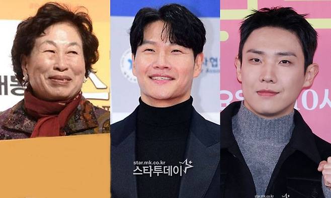 전원주, 김종국, 이준. 사진| 스타투데이 DB