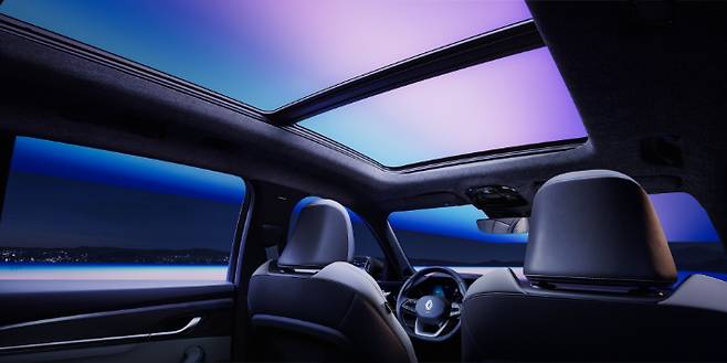 르노 그랑 콜레오스 파노라마 선루프. 르노코리아 제공