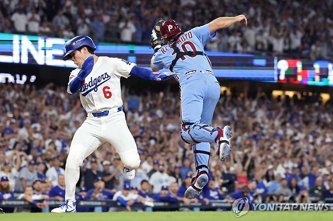 다저스와 필라델피아의 2025시즌 경기 모습. [AFP=연합뉴스]