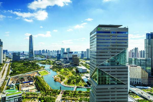 인천경제자유구역청 청사가 위치한 송도 G타워 전경. [사진 = 인천경제자유구역청]