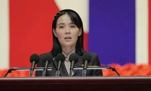 김여정 조선노동당 중앙위원회 부부장. 조선중앙통신 연합뉴스