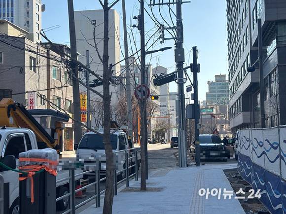 '영등포자이디그니티' 인근 양평동 거리. [사진=김민지 기자]