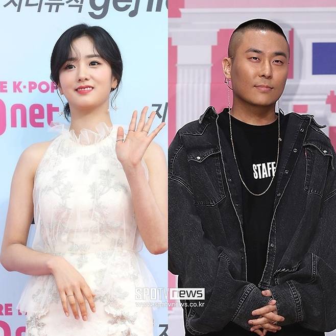 ▲ 에이핑크 윤보미(왼쪽), 라도. ⓒ곽혜미 기자