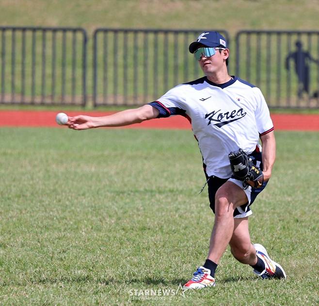 [한번에쓱]야구대표팀 사이판전지훈련 첫날, KBO 대표선수들 다 모으니 이번에는 일낼것 같은 분위기