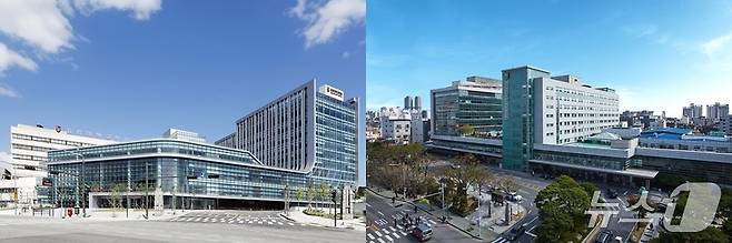 고려대학교 안암병원(왼쪽), 고려대학교 구로병원.(각 병원 제공)