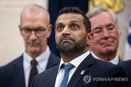 캐시 파텔 FBI 국장. EPA 연합뉴스
