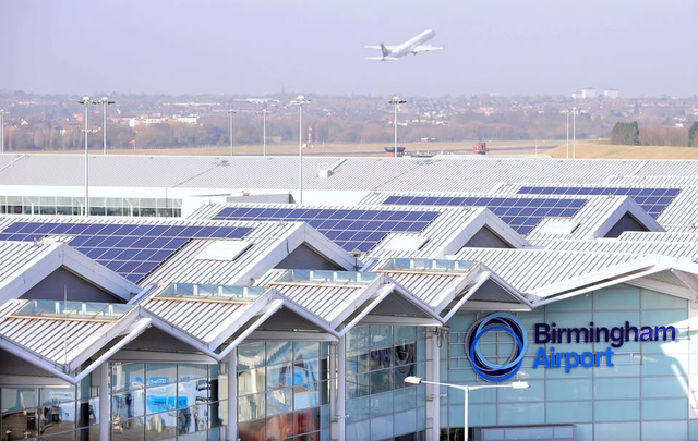 영국 버밍엄공항 전경. 버밍엄공항 홈페이지