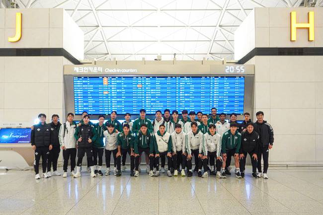 스쿼드 보강 마친 정정용호, 스페인 전지훈련 출발...토론토-메탈리스트 등과 친선경기 예정