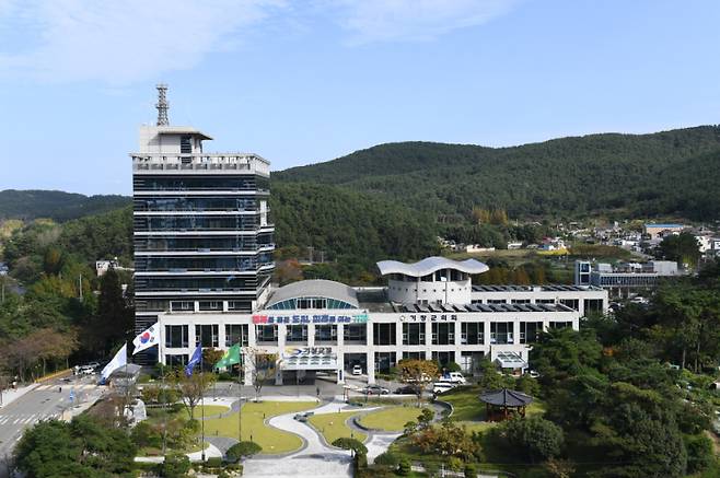 부산 기장군청 전경.