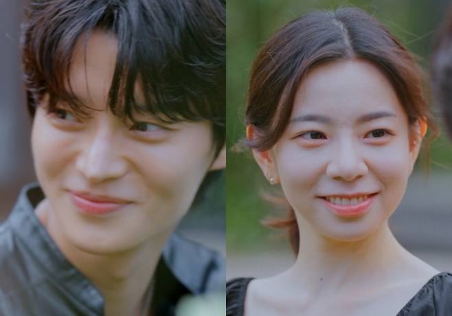 김우진, 홍지연. 사진|티빙 ‘환승연애4’