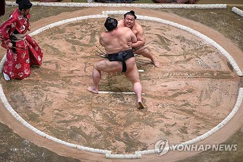 일본 스모 [AP 연합뉴스]
