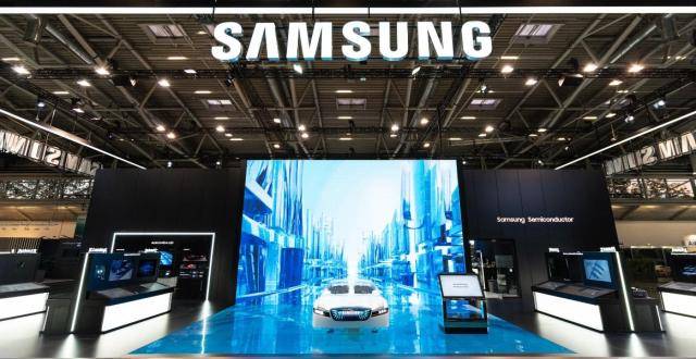 'IAA 모빌리티 2023' 행사 내 삼성전자 전시관 [사진=삼성전자]&nbsp;