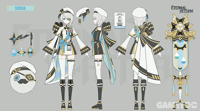 시즌 11 사관 후보생 스킨 주인공 시셀라 (사진= 이터널 리턴 공식 유튜브)