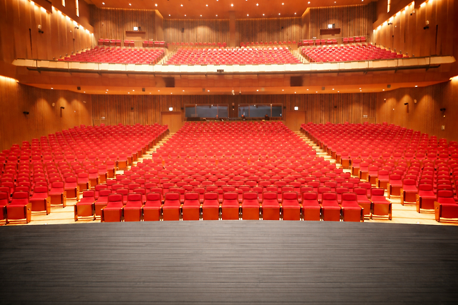 화성예술의전당 객석.    화성시문화관광재단 제공