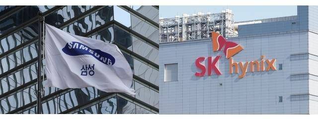 삼성전자 서울 서초 사옥(왼쪽 사진), SK하이닉스 경기 이천 본사(오른쪽). 뉴시스·연합뉴스