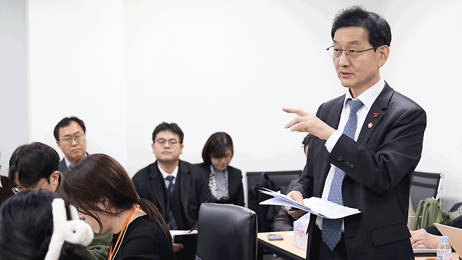 공소청법안 및 중대범죄수사청법안 입법예고 기자 간담회 사진