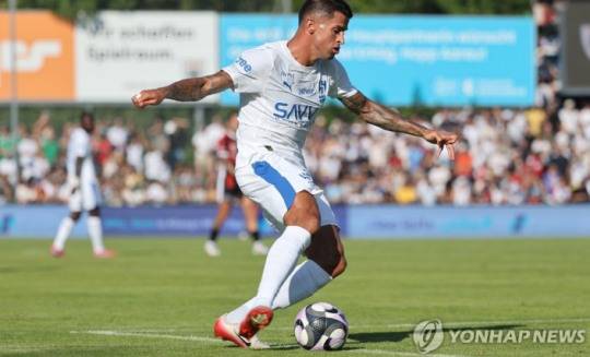 알힐랄에서 뛰는 주앙 칸셀루의 모습(자료사진). 사진[EPA=연합뉴스]