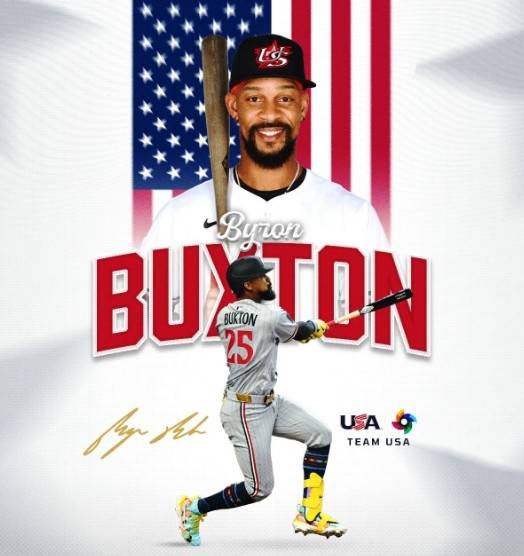 미네소타 간판 외야수 벅스턴, WBC 미국 야구대표팀 승선