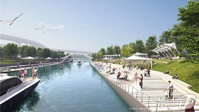 친수 공간 조감도 (인천경제청 제공.재판매 및 DB금지)